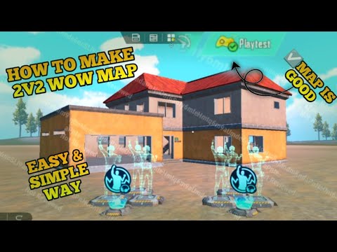 How to Create Best 2v2 WOW Map in PUBG Mobile | Full Tutorial - YouTube