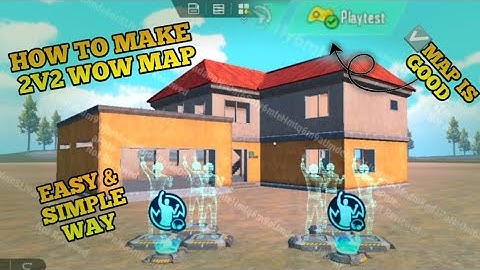 How to Create Best 2v2 WOW Map in PUBG Mobile | Full Tutorial