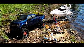 Rc SCALE BOAT YACHT LAUNCH AND RECOVERY,RC WINDSURFING.
