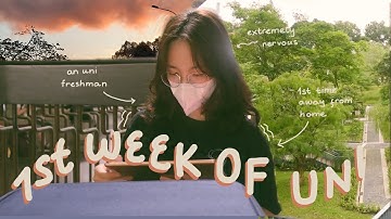 my first week of *actual* school - ntu freshman 🎒 // uni vlog 001