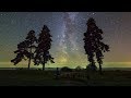 TimeLapse Stars 4K Таймлапс Звезд Ночное звездное небо