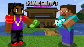 I Started a Minecraft Server... But I Take Your Diamonds! 💎💰