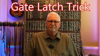 Latching a gate for drones