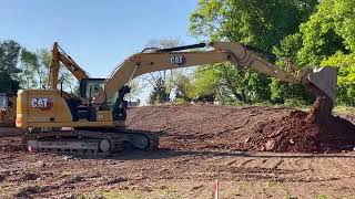 New CAT 320 Excavator Digging Out Basement by Engine201 2,013 views 1 year ago 4 minutes, 36 seconds