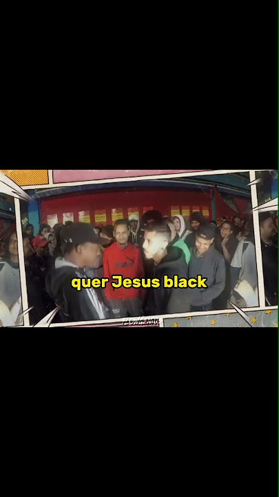 Quer Jesus black ou quer o demónio a calça bege ou cê 🔥 #batalhaderima #batalhadosestudantes