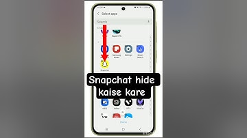 Snapchat App Ko Hide Kaise Kare | How To Hide Snapchat App | #sorts​ #viral​