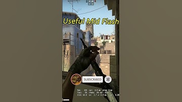 Perfect Mid Flash | Mirage #csgo #shorts