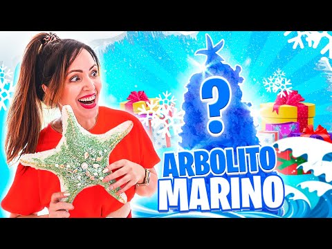 DE QUE COLOR ES EL ARBOLITO? 🎄 INTENTO HACER UN ARBOL DE NAVIDAD MARINO 😂 Sandra Cires Art