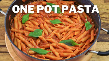 One Pot Pasta with Tomato Sauce | Quick and Easy Recipe