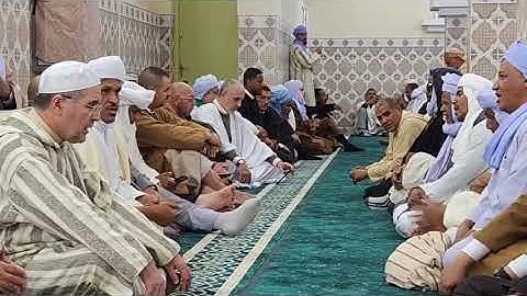 ختم قراءة القرآن الكريم (السلكة) على روح الشيخ سيدي الحاج سالم بن براهيم رحمه الله بمسجد الجيلاني.