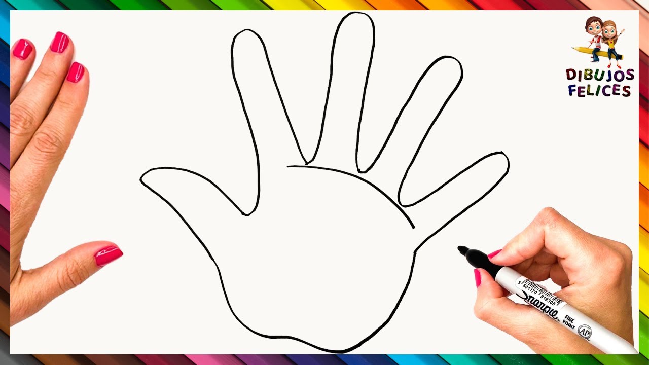 Como Dibujar Una Mano Paso A Paso Slidemoms