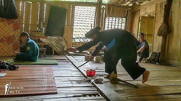 Lễ cúng ăn rằm tháng 7 của người dao áo dài