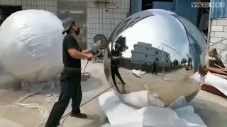 Stainless Steel Sphere Sculpture