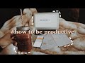 How to have a productive day with me  susan tt