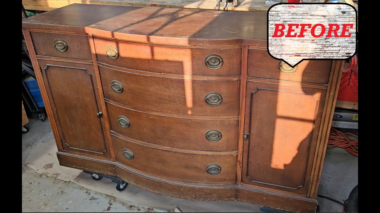 Restoration Of A Vintage Buffet