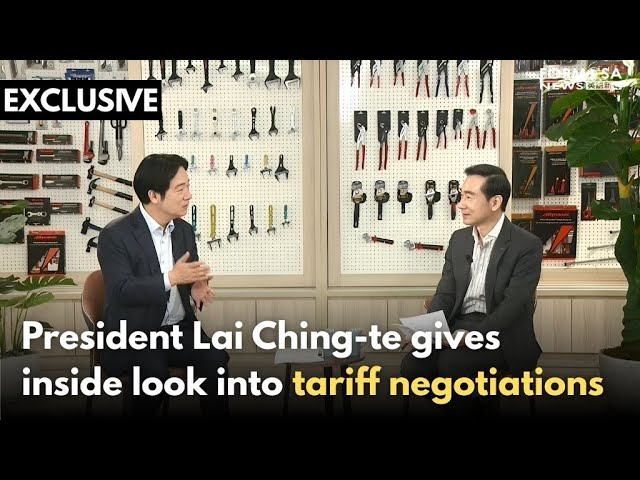 Exclusive: President Lai Ching-te gives an inside look into tariff negotiations｜Taiwan News