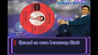 Karaoke Tino - Gilbert Bécaud - Le bain de minuit - Avec choeurs