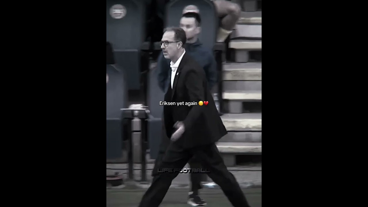 Christian Eriksen Collapsed Again..💔😔 #shorts #football #soccer