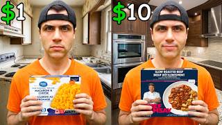 $1 vs $10 TV Dinners