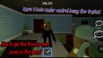 How To Have Under Your Control 3 Bots Being The Traitor!! - [Roblox Piggy Halloween Traitor Glitch!]