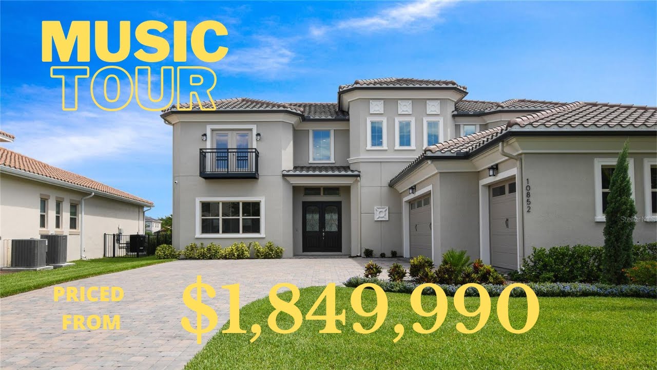 Touring a 1,849,900 Luxury Home in Eagle Creek, Orlando, Florida YouTube