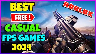 BEST Free FPS Games to play When You are Bored! (Roblox FPS)