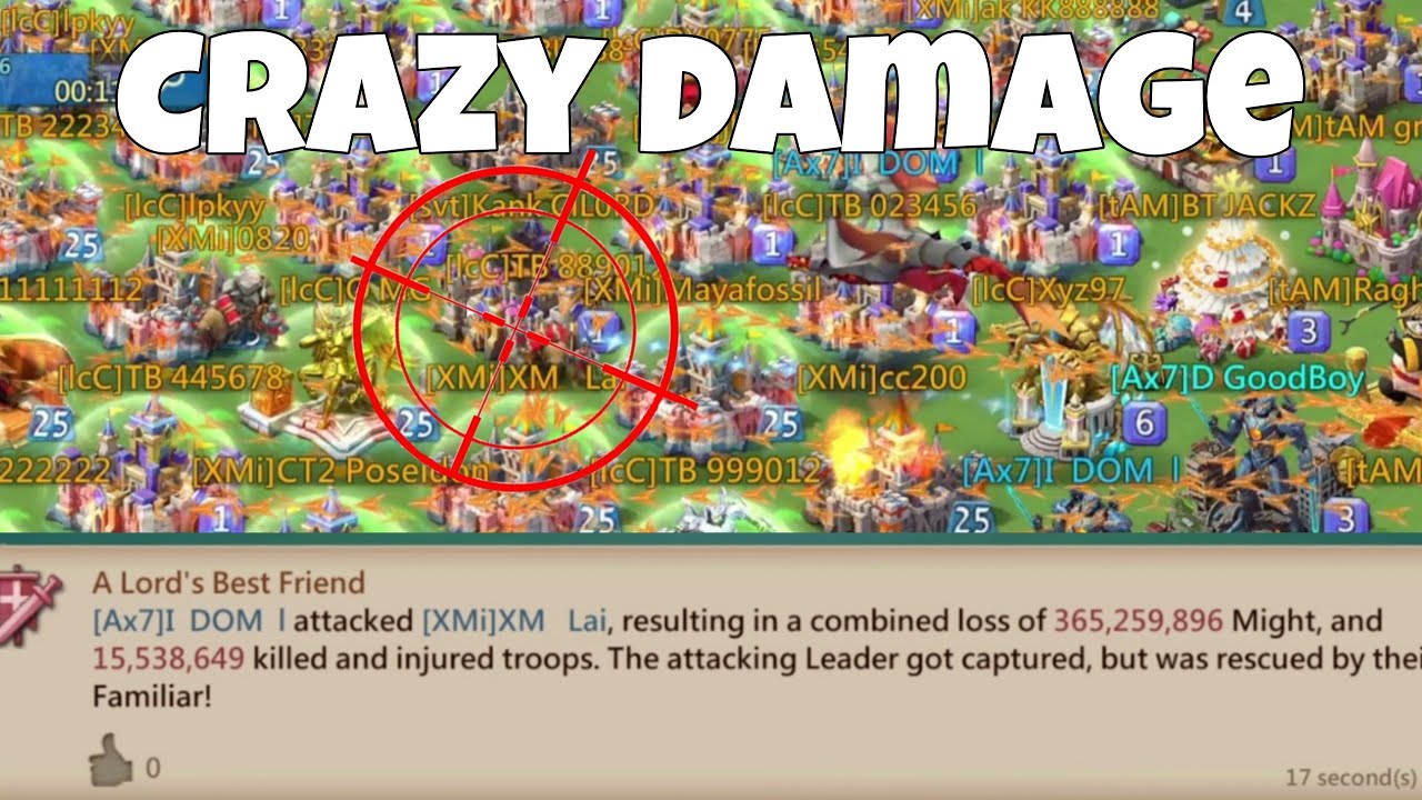 Lords Mobile - These hits worth to lose leader. Hitting big comps with blasts