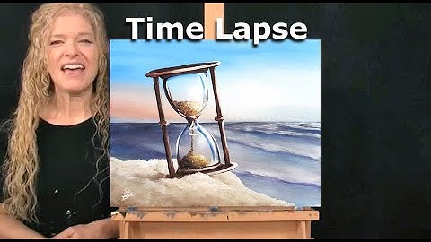 Hoe te tekenen en schilderen met acrylverf SANDS OF TIME - Time Lapse - Beginnershandleiding voor...