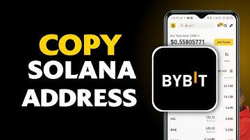How To Copy Sol Wallet Address On Bybit - New Method