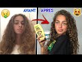 Routine cheveux boucls facile