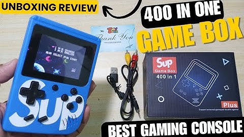 sup game box review & Unboxing 🔥| 400 in 1 One Game Box the BEST Handheld Game 🎮 Console of 2025?
