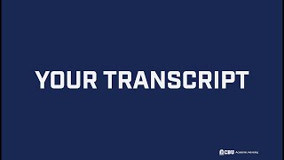 Your Transcript FA22