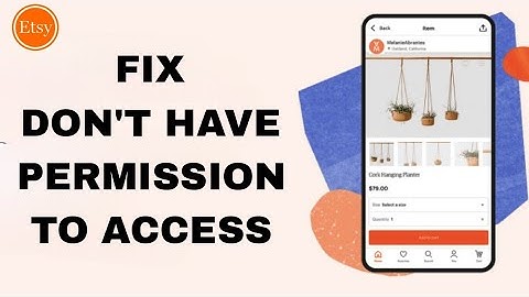 How To Fix And Solve Etsy App Don