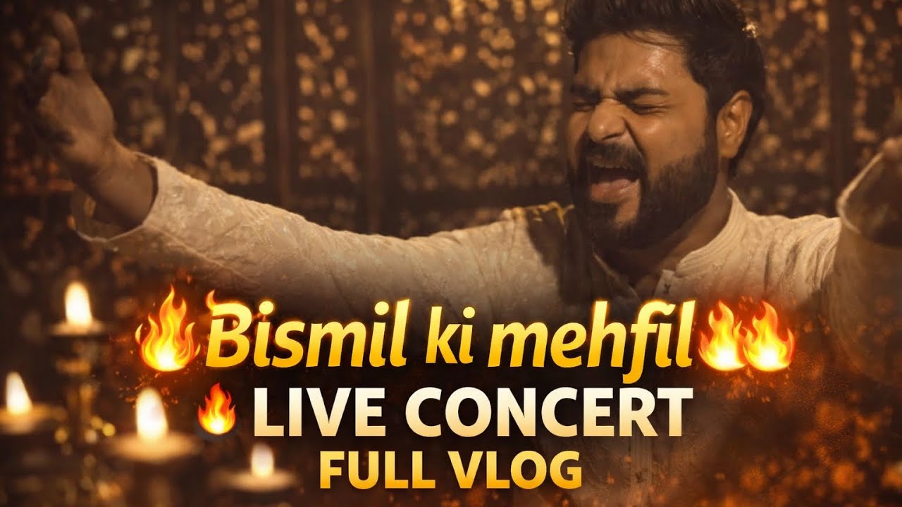 Bismil ki mehfil 🔥 live concert Raipur Full vlog #vlog#livemusic #bismilkimehfil #bismil#concertvlog
