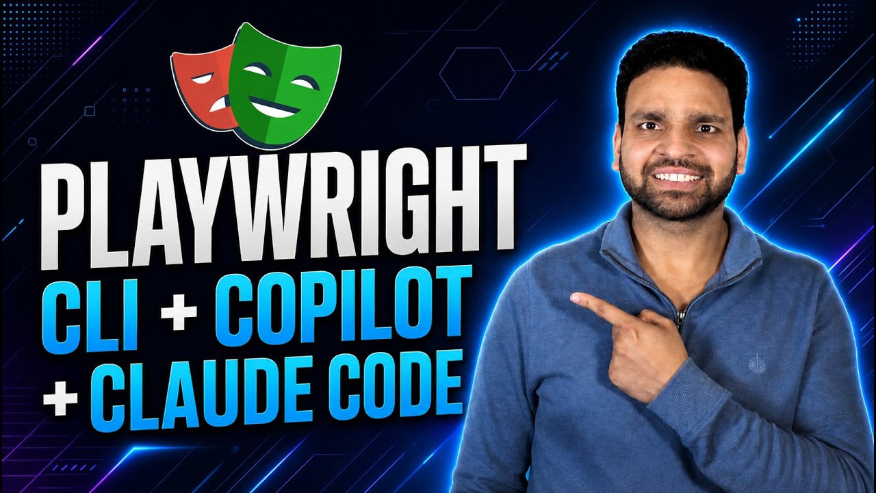 Playwright CLI + Copilot + Claude Code | AI Automation Testing in Action
