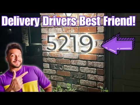 How To Install Lighted Address Numbers  | Solar Powered |