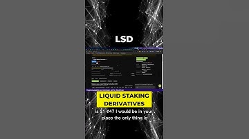 🚨 LIQUID STAKING DERIVATIVES!!!! #crypto #lsd #liquid