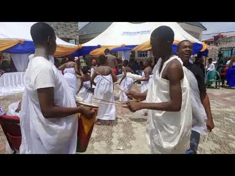WONDERFUL DRUMMERS OF EMAH ROYAL DANCE TROUPE  OF PETRA CHRISTIAN ACADEMY UGHELLI