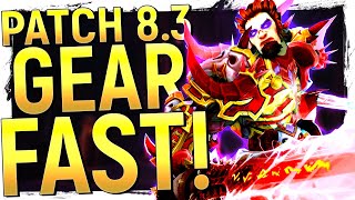 Titanforging Is DEAD! Patch 8.3 Gearing Guide - Get 460+ & How Vision Gear REALLY Works!