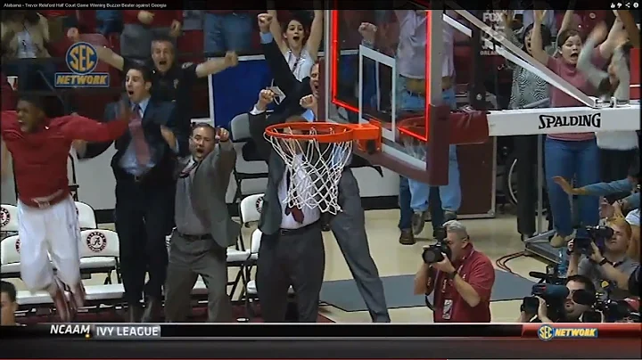 Alabama - Trevor Releford Half Court Game Winning ...