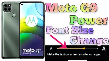 Moto G9 Power Phone Font size Change setting...#rajuhelp24 #setting #phone #moto #font