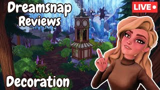 🔴 DREAMSNAP REVIEWS / DECORATE WITH ME / UPDATE TALK / Disney Dreamlight Valley / Livestream