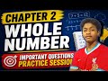 Class 6 Maths – Whole Numbers Important Questions | Practice Session 💯