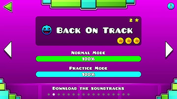 Geometry Dash Level 2 - Back on Track (100%, ALL COINS)