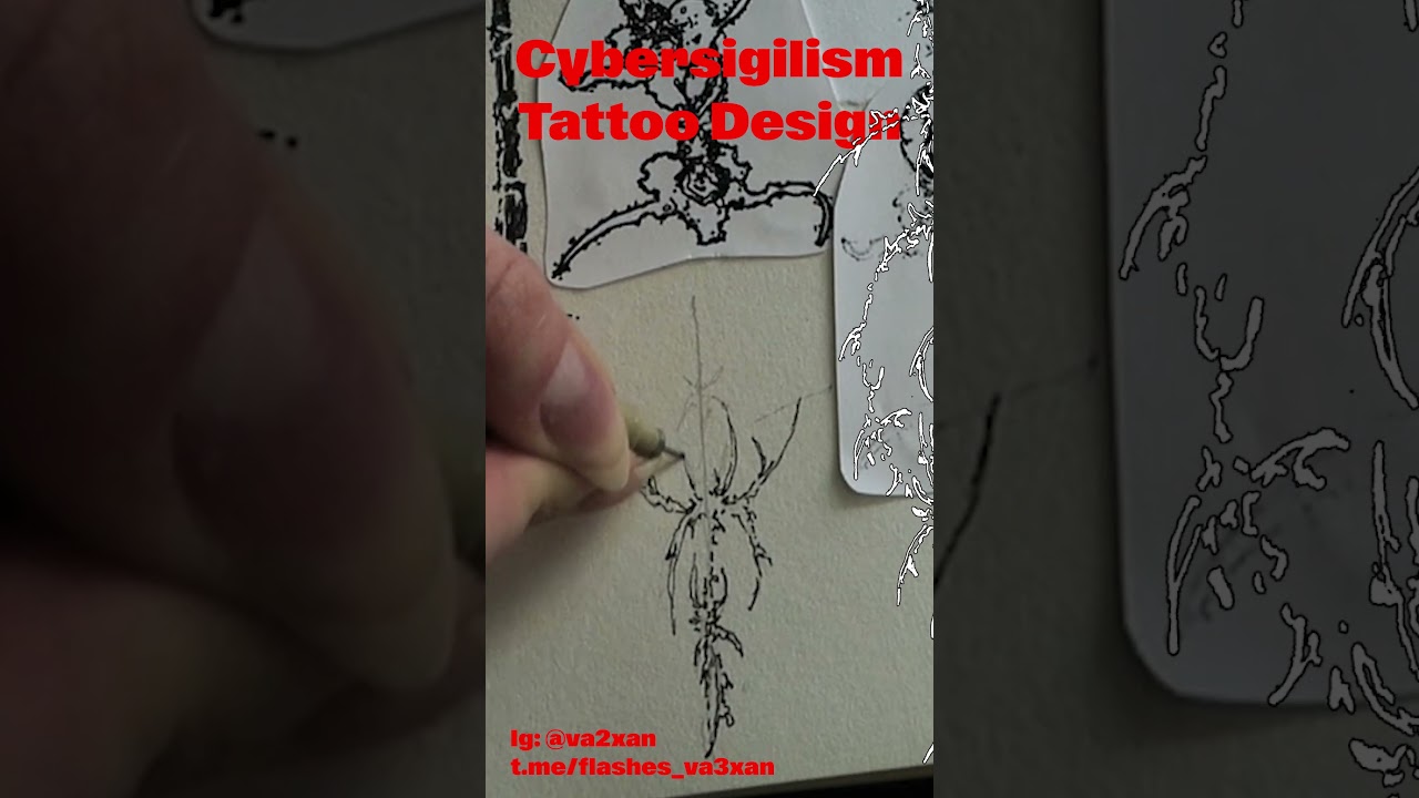 Cybersigilism Tattoo Design  