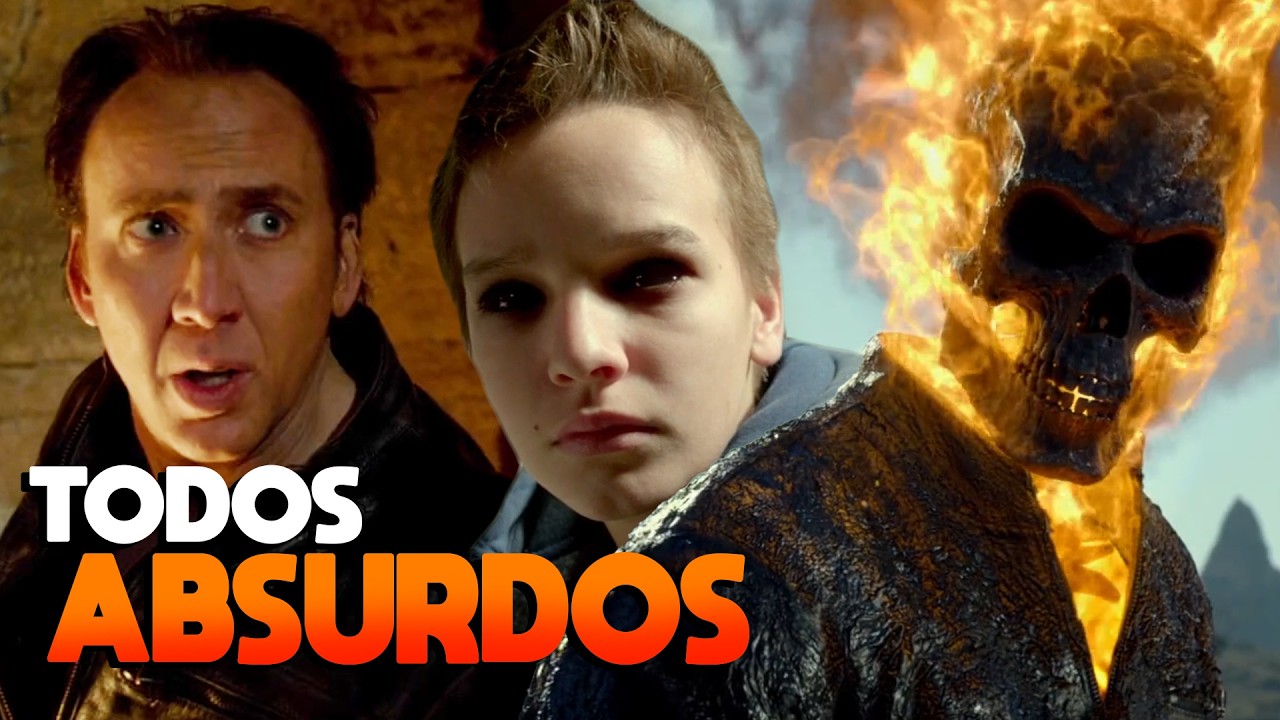 TODOS os ABSURDOS de O MOTOQUEIRO FANTASMA: ESPÍRITO DE VINGANÇA