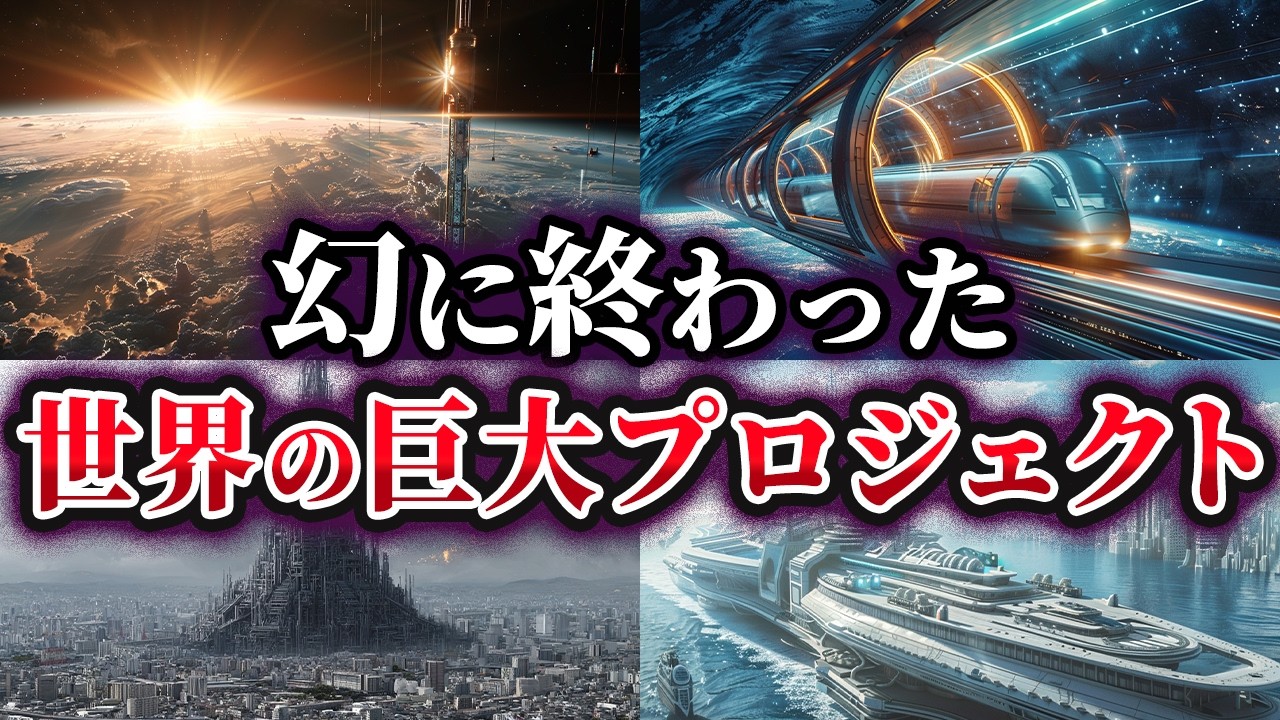 【ゆっくり解説】幻に終わった…世界の巨大プロジェクト5選