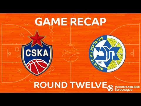 Highlights: CSKA Moscow - Maccabi FOX Tel Aviv