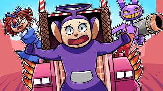 ESCAPE FROM AMAZING DIGITAL CIRCUS PRISON! | Tinky Winky Plays: Roblox DIGITAL CIRCUS PRISON