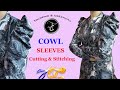 Elegant Cowl Sleeve Design Tutorial | Cowl sleeves cutting and stitching #sleevesdesign #sewing